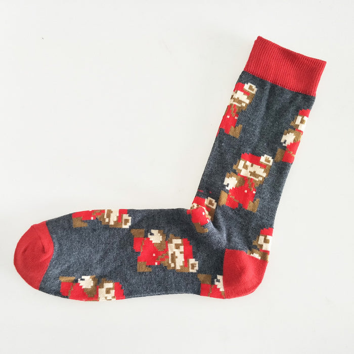 Wholesale Cotton Cartoon Middle Tube Socks JDC-SK-YiYan069