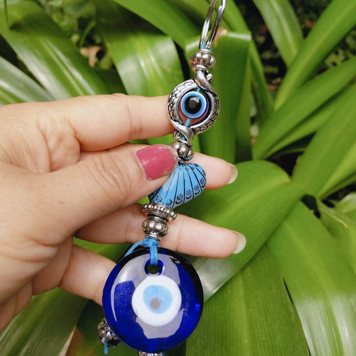Wholesale Blue beads, blue eyes, keychain, personalized keychain, pendant, bag, accessory