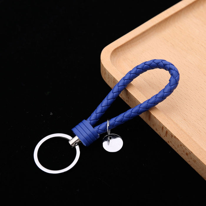 Wholesale Leather Rope Keychains Woven Keychains Car Accessories Leather Keychains Accessories Couple Bags Accessories JDC-KC-BD001