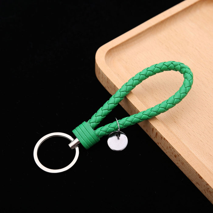 Wholesale Leather Rope Keychains Woven Keychains Car Accessories Leather Keychains Accessories Couple Bags Accessories JDC-KC-BD001