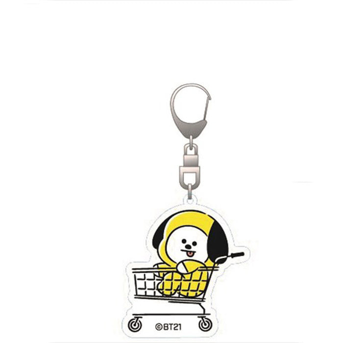 Wholesale Transparent Acrylic Cartoon Kpop Keychain JDC-KC-XinF003