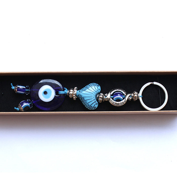 Wholesale Blue beads, blue eyes, keychain, personalized keychain, pendant, bag, accessory