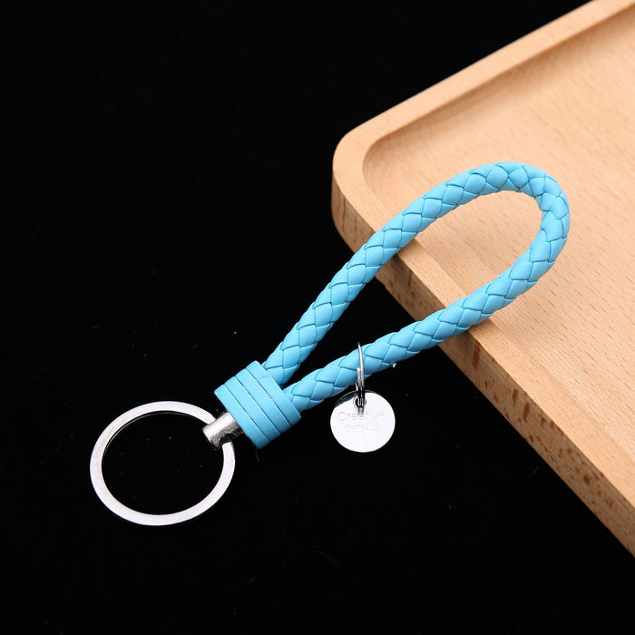 Wholesale Leather Woven Keychains, Car Accessories, Couple Bags, Accessories JDC-KC-BD006