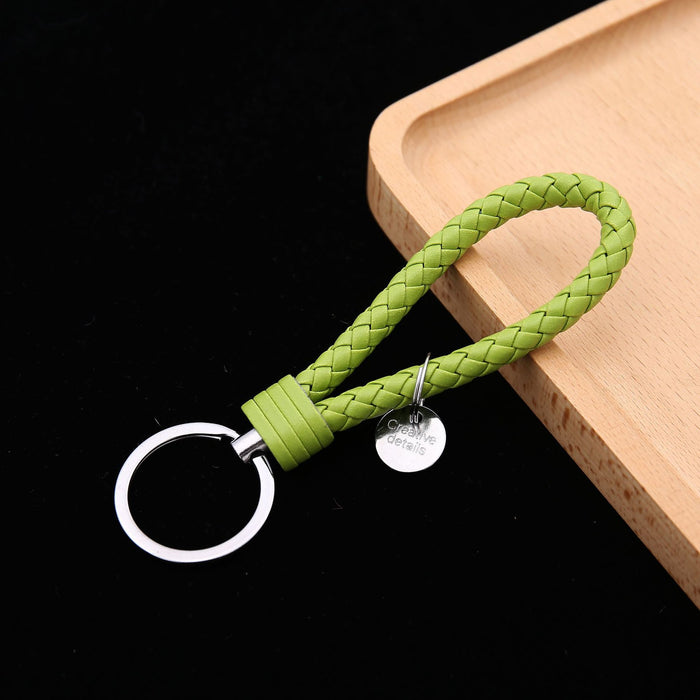 Wholesale Leather Woven Keychains, Car Accessories, Couple Bags, Accessories JDC-KC-BD006