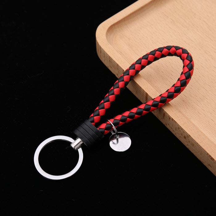 Wholesale Leather Woven Keychains, Car Accessories, Couple Bags, Accessories JDC-KC-BD006