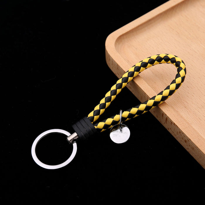 Wholesale Leather Woven Keychains, Car Accessories, Couple Bags, Accessories JDC-KC-BD006