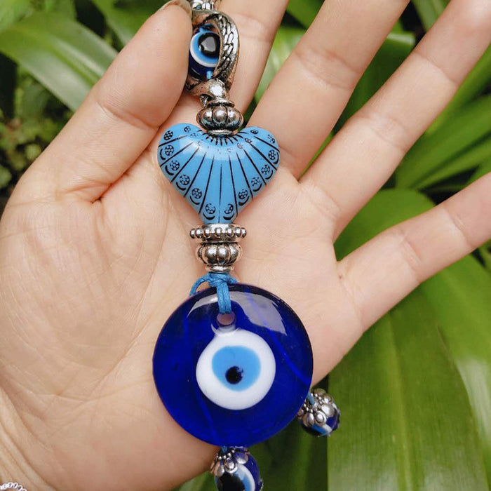 Wholesale Blue beads, blue eyes, keychain, personalized keychain, pendant, bag, accessory