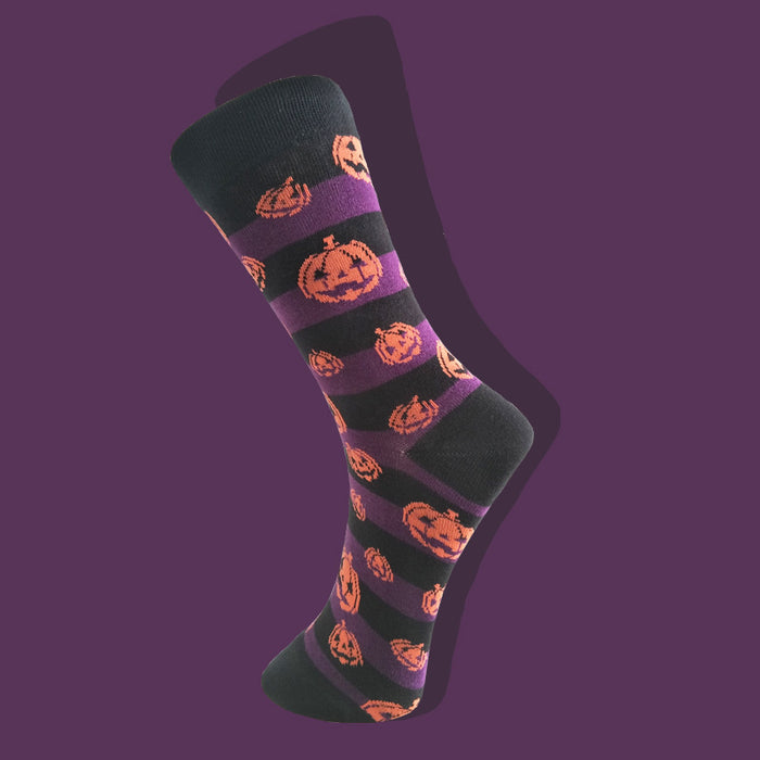 Wholesale Halloween Cotton Middle Tube Cartoon Socks JDC-SK-YiYan071