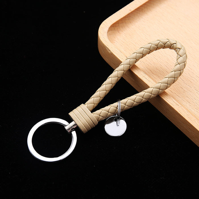 Wholesale Leather Woven Keychains, Car Accessories, Couple Bags, Accessories JDC-KC-BD006