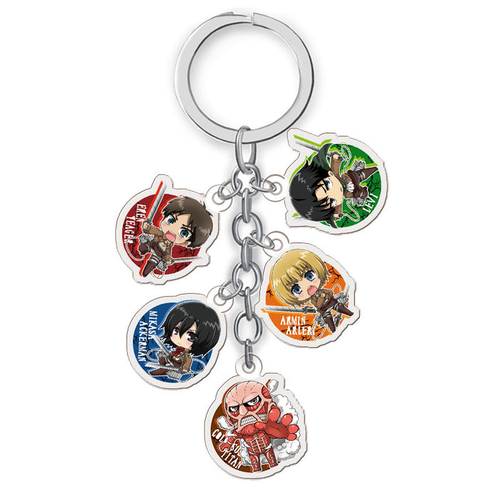 Wholesale Anime Merchandise Acrylic Double-Sided Transparent Keychain