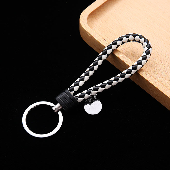 Wholesale Leather Woven Keychains, Car Accessories, Couple Bags, Accessories JDC-KC-BD006