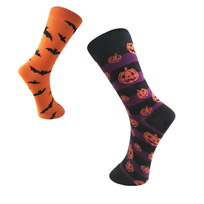 Wholesale Halloween Cotton Middle Tube Cartoon Socks JDC-SK-YiYan071