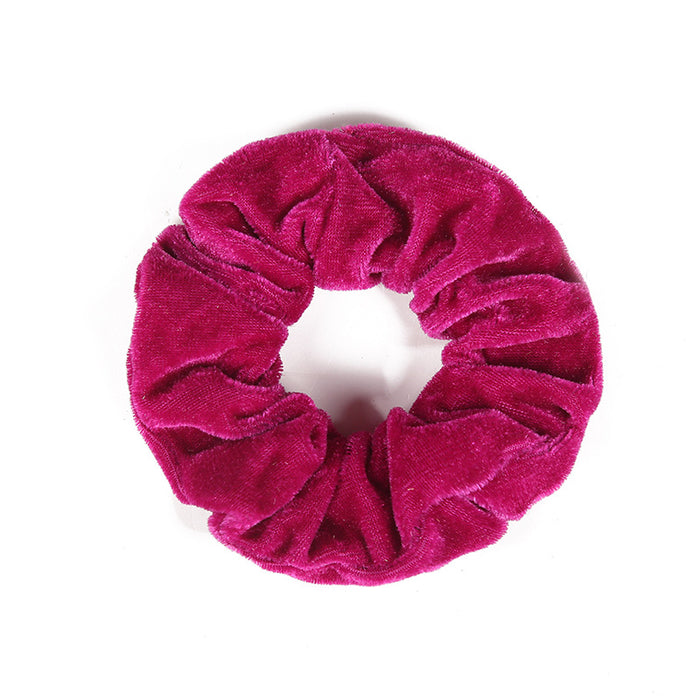 Wholesale 30pcsThick Velvet Hair Scrunchies JDC-HS-Heqin006