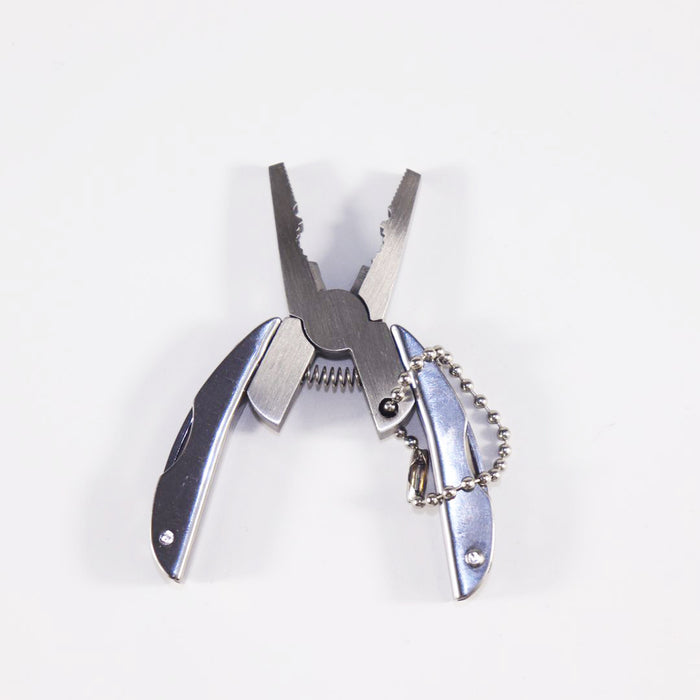 Wholesale Alloy Multifunctional Folding Tool Pliers Keychain JDC-KC-HouJia001