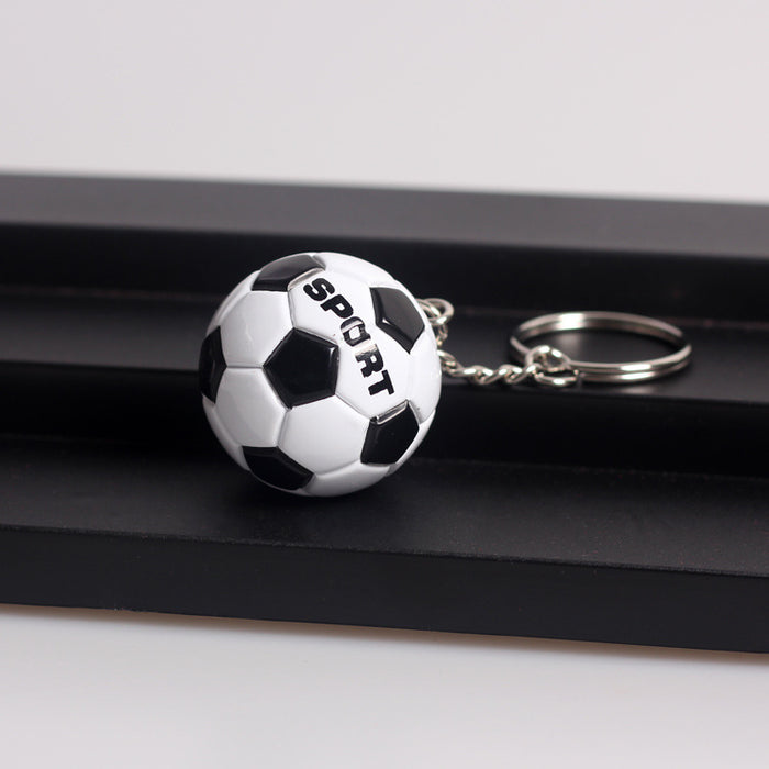 Wholesale  Football key chain  PU leather simulation Football pendant key chain