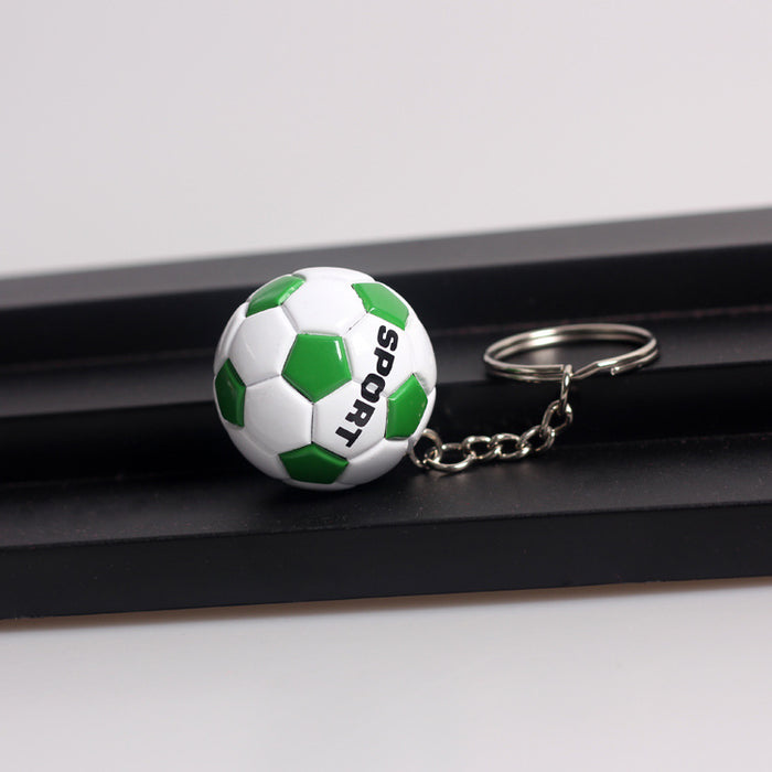 Wholesale  Football key chain  PU leather simulation Football pendant key chain