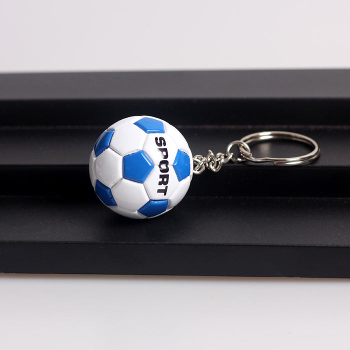Wholesale  Football key chain  PU leather simulation Football pendant key chain