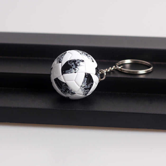 Wholesale  Football key chain  PU leather simulation Football pendant key chain