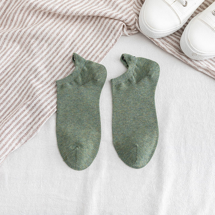 Wholesale Low cut short socks, personalized cartoon embroidery socks, boat socks