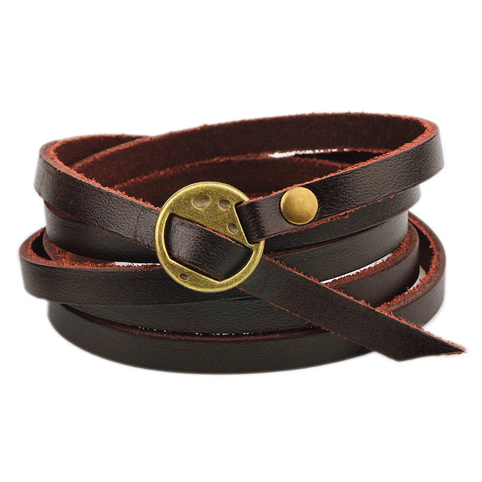 Wholesale Genuine Leather Bracelet JDC-BT-QN006