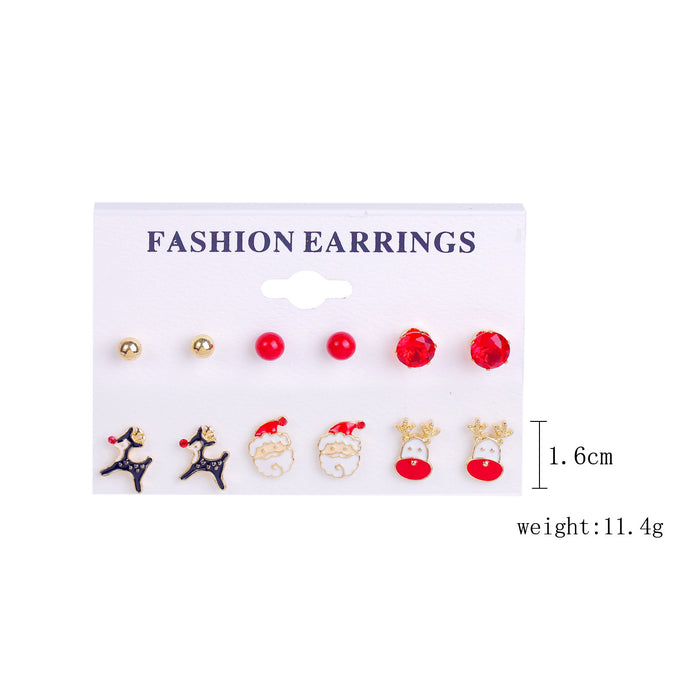 Wholesale Alloy Christmas Earrings Set