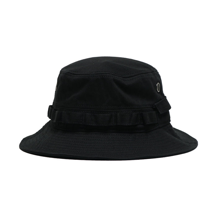 Wholesale Outdoor fishing sun hat, breathable fisherman hat, folding basin hat, drawstring hat