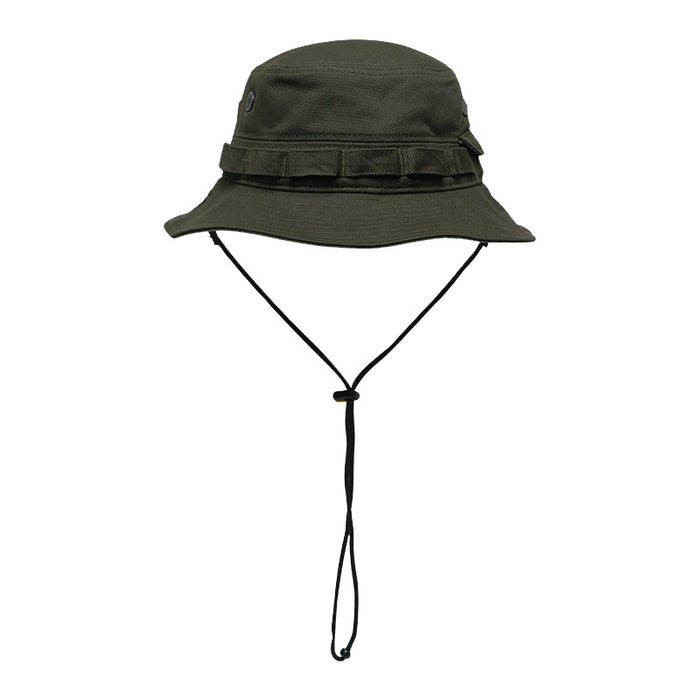 Wholesale Outdoor fishing sun hat, breathable fisherman hat, folding basin hat, drawstring hat