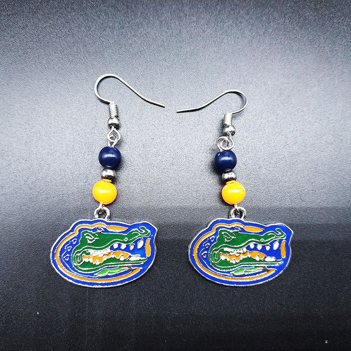 Wholesale Creative and fashionable oil-drop crocodile earrings