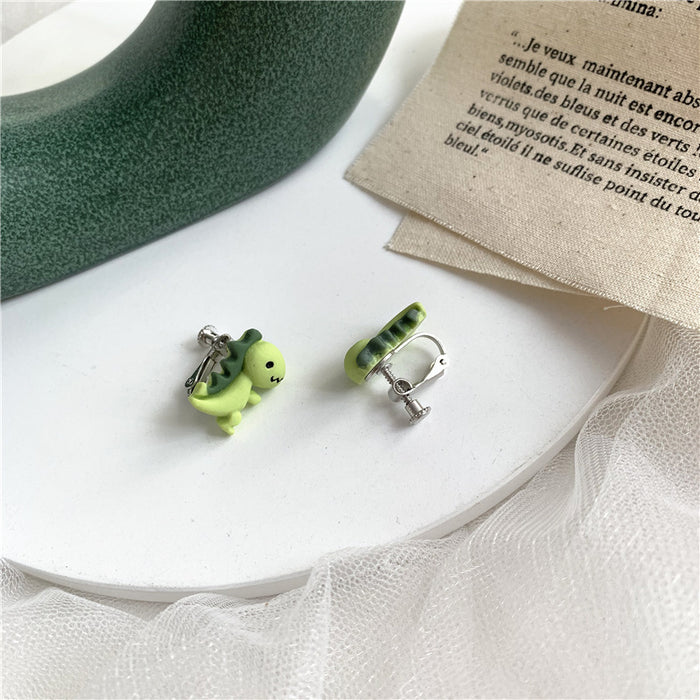 Wholesale Avocado Alloy Paint Ear Clip JDC-ES-ABL010