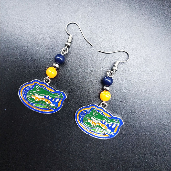 Wholesale Creative and fashionable oil-drop crocodile earrings