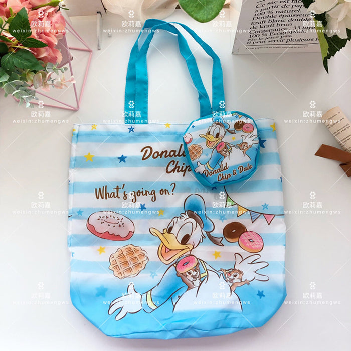 Wholesale Cartoon Large Capacity Eco-Friendly Bag Non-Woven Folding Shopping Bag (S) JDC-HD-OuLJ002
