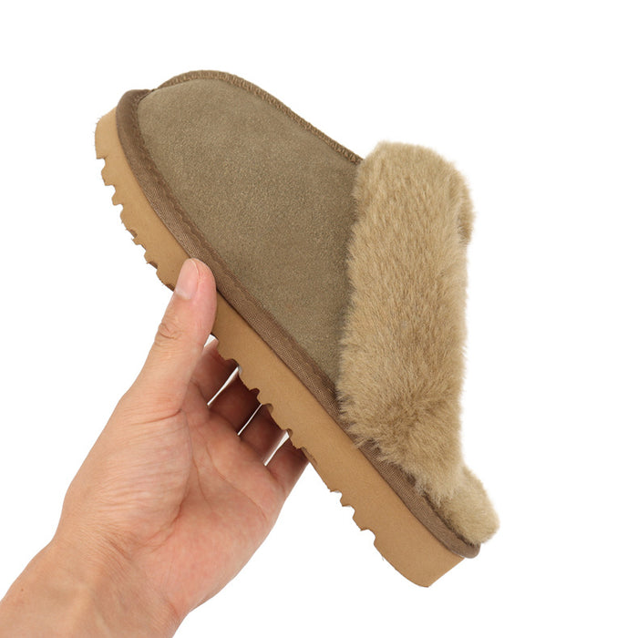 Wholesale Plush Cotton Slippers (F) JDC-SP-KLA001