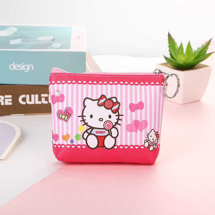 Wholesale New Cartoon Cute Animal Wallet PU Leather Wallet Coin Key Storage Bag