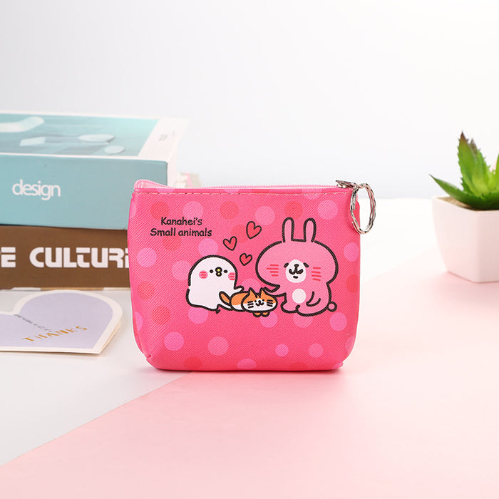 Wholesale New Cartoon Cute Animal Wallet PU Leather Wallet Coin Key Storage Bag