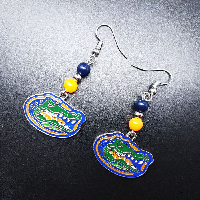 Wholesale Creative and fashionable oil-drop crocodile earrings