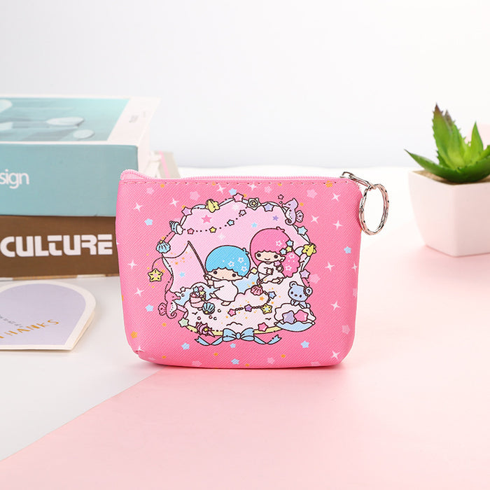 Wholesale New Cartoon Cute Animal Wallet PU Leather Wallet Coin Key Storage Bag