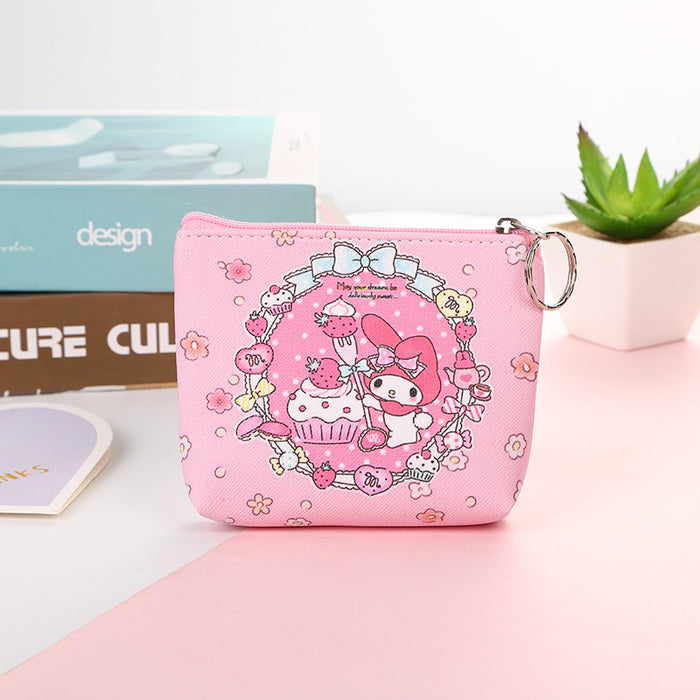Wholesale New Cartoon Cute Animal Wallet PU Leather Wallet Coin Key Storage Bag
