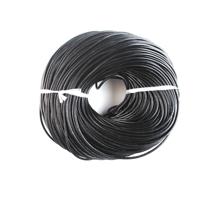 Wholesale 100pcs Round  Cowhide Rope Accessories Mobile Phone Case Leather Rope Braided Rope