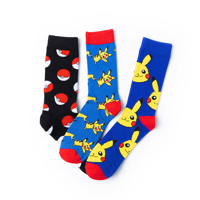 Wholesale Cartoon tube anime men's socks