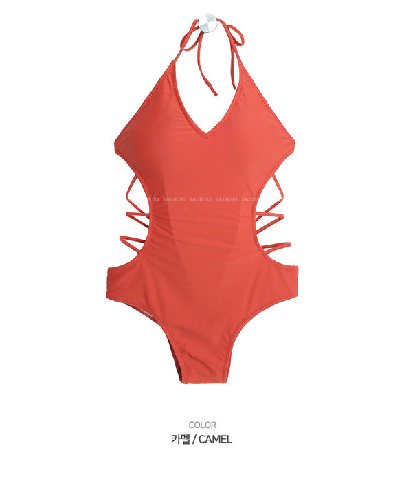 Wholesale Sexy one-piece triangle conservative swimsuit