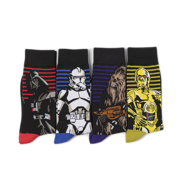 Wholesale  Men's Cotton Cartoon Cartoon Socks Black Socks Women's Cotton Men's Socks