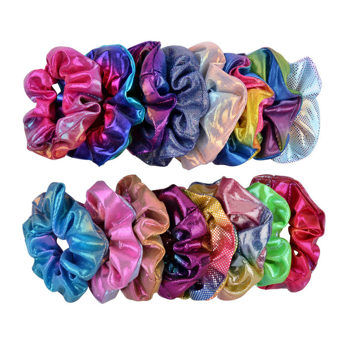 Wholesale Polyester Laser Fabric Two-color Gradient Hair Band JDC-HS-Xiane003