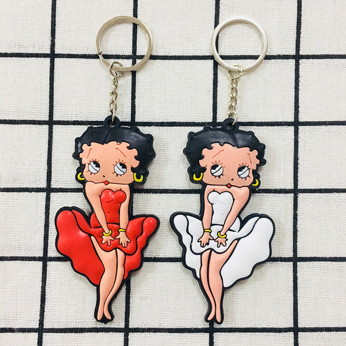 Wholesale Cartoon Cute PVC Keychain JDC-KC-Hual005