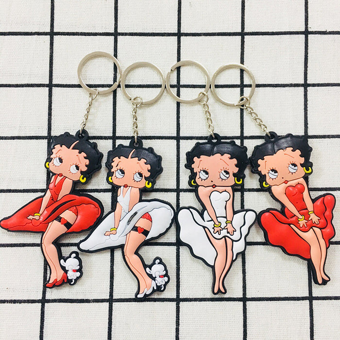 Wholesale Cartoon Cute PVC Keychain JDC-KC-Hual005