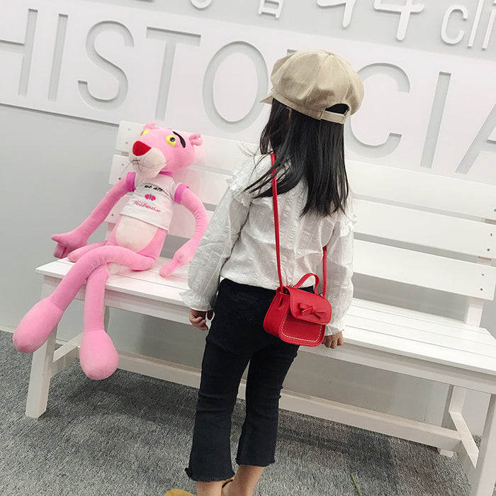 Wholesale Children's crossbody bag, girls' bow, simple and fashionable baby single shoulder change accessory bag