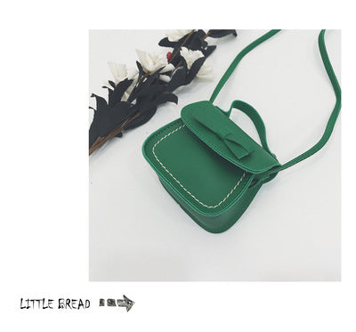 Wholesale Children's crossbody bag, girls' bow, simple and fashionable baby single shoulder change accessory bag