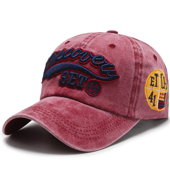 Wholesale Denim To Make Old Embroidery Letters Baseball Caps JDC-FH-YiShang014