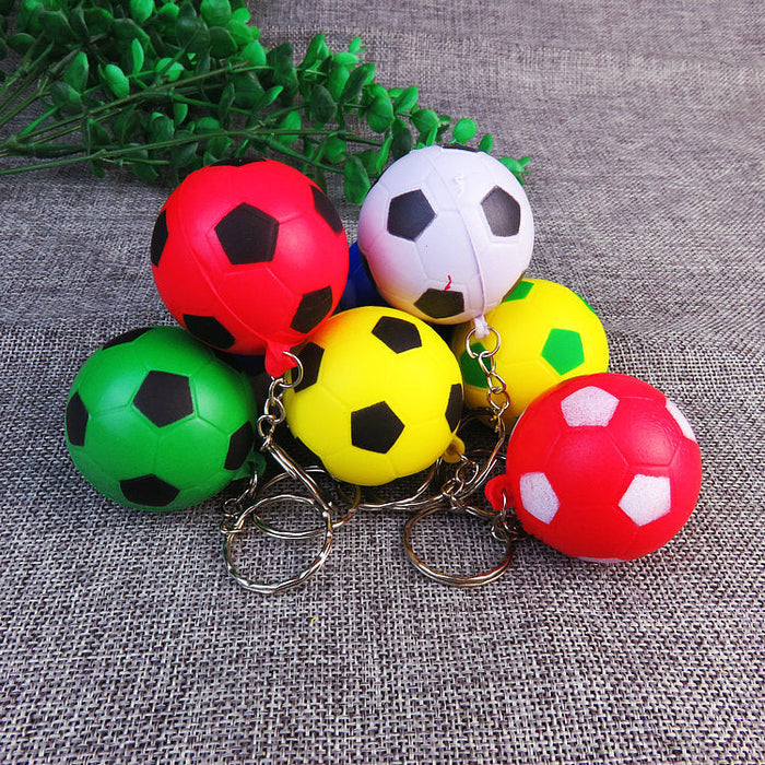Wholesale Football Rugby Silicone Keychains