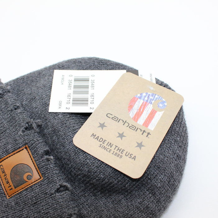 Wholesale Autumn and Winter Washed Distressed Holes Wool Knitted Hat JDC-FH-QingCL007