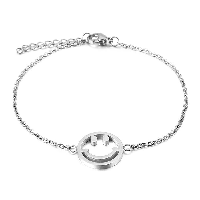 Wholesale Titanium steel 18K gold plated bracelet